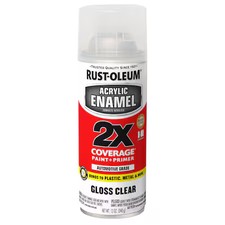 Rust-oleum 271913 12 Oz. Clear Gloss Acrylic Enamel Auto Body Paintprimer Rust-oleum 271913 12 Oz. Clear Gloss Acrylic Enamel Auto Body Paintprimer
