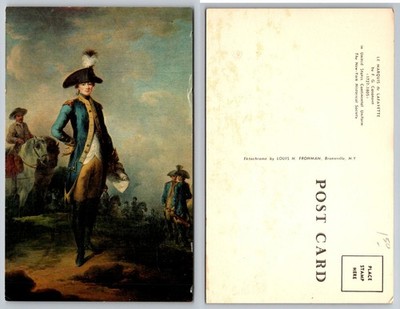 Marquis de Lafayette United States Continental Uniform New-York Postcard PB438-T