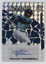 2021 Panini Mosaic Scripts Taylor Trammell #SCR-TA Auto 0u66