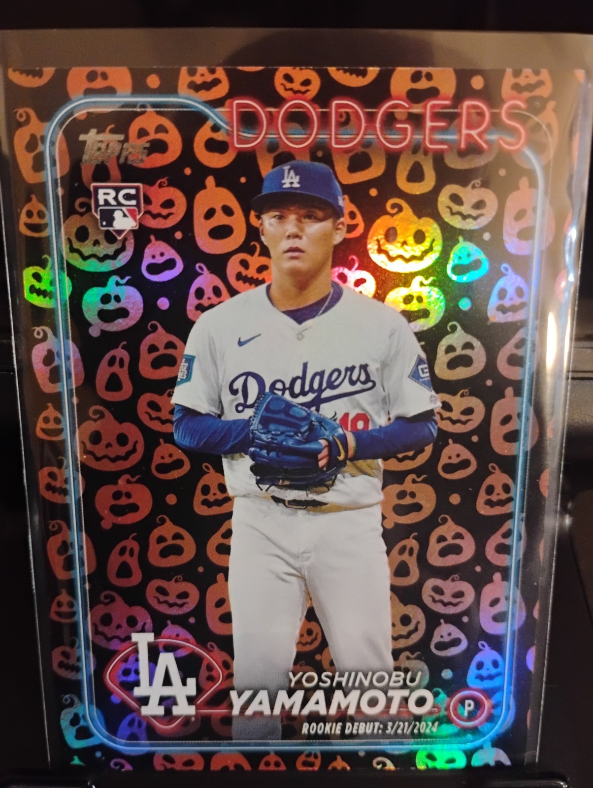 Yoshinobu Yamamoto 2024 Topps Update #US149 Rookie Debut - Jack O