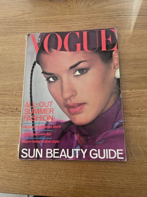 VOGUE MAGAZINE JULY 1978 JANICE DICKENSON COVER