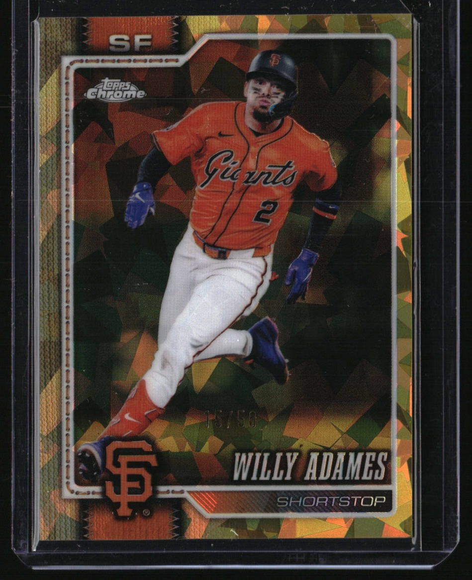 2026 Topps Chrome Sapphire Edition #140 Willy Adames Gold /50