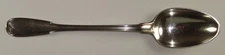 Antique French Solid .950 Silver Large Serving Spoon - 186.4 grams 5.99 oz