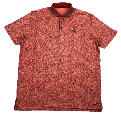 #ad Greyson Polo Shirt Ballybunion Golf Club Ireland Coral Wolf AOP Men’s Large $67.96