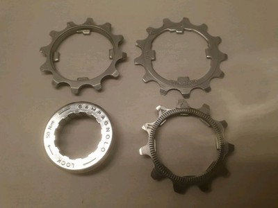 NOS Campagnolo 10s Ultra-Drive sprockets 11-12-13 incl. lock ring CS-501