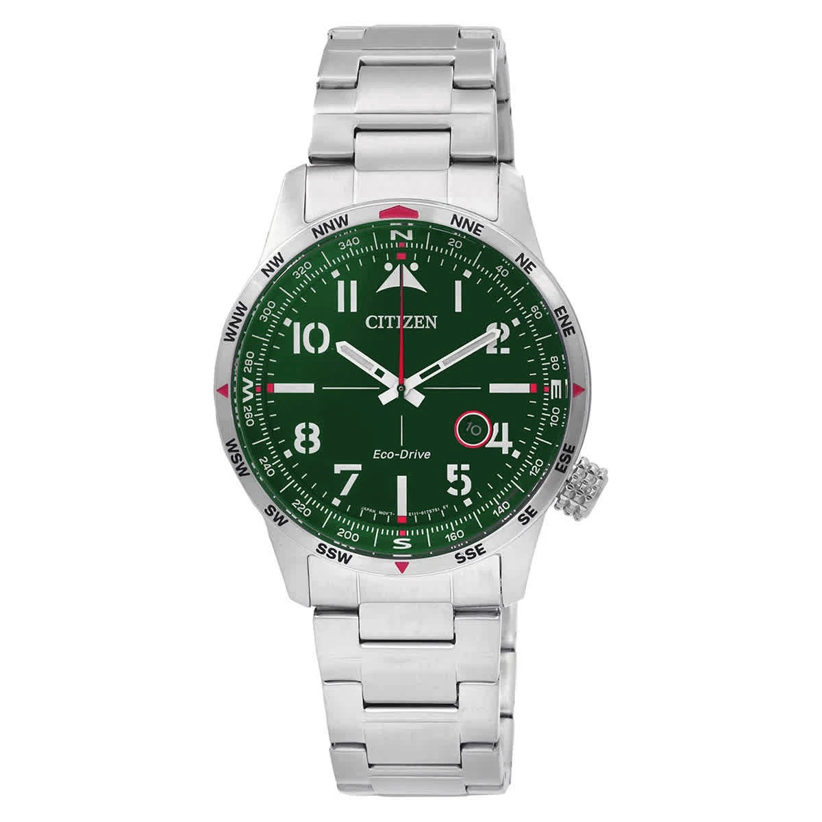 Citizen Eco-Drive Green Dial Men's Watch BM7551-84X