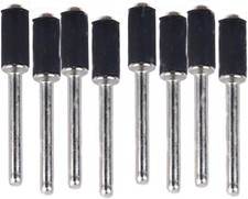 12 Pcs 1/4 Inch Rubber Mandrel Sand Drum Holder 1/8 Inch Shank for Dremel Rotary