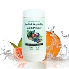 The Green Alcove Fruit and Vegetable Wash Powder - Produce Cleaner - Removes ...