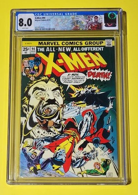 X-Men 94, CGC 8.0, WP, 1st new team in series