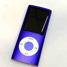 Apple iPod nano 4th Gen Purple 16GB A1285 MB909LL/A MP3 - Tested - BAD BATTERY