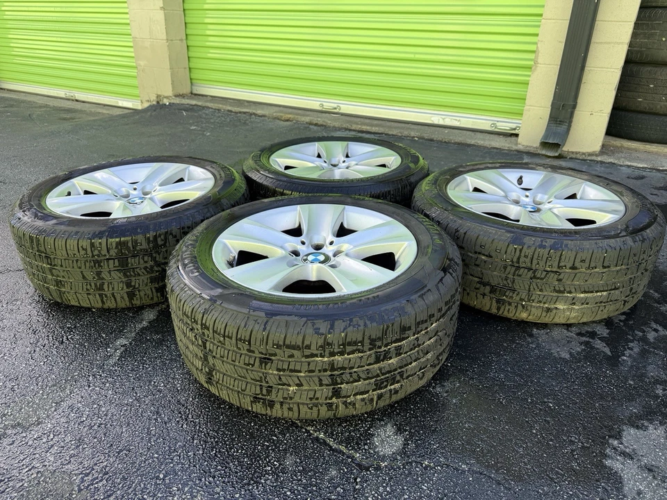 11-19 BMW 528 535 640 17 inch Light Alloy Wheels Rim & Tire Style 327 8JX17 SET - Image 4 of 4