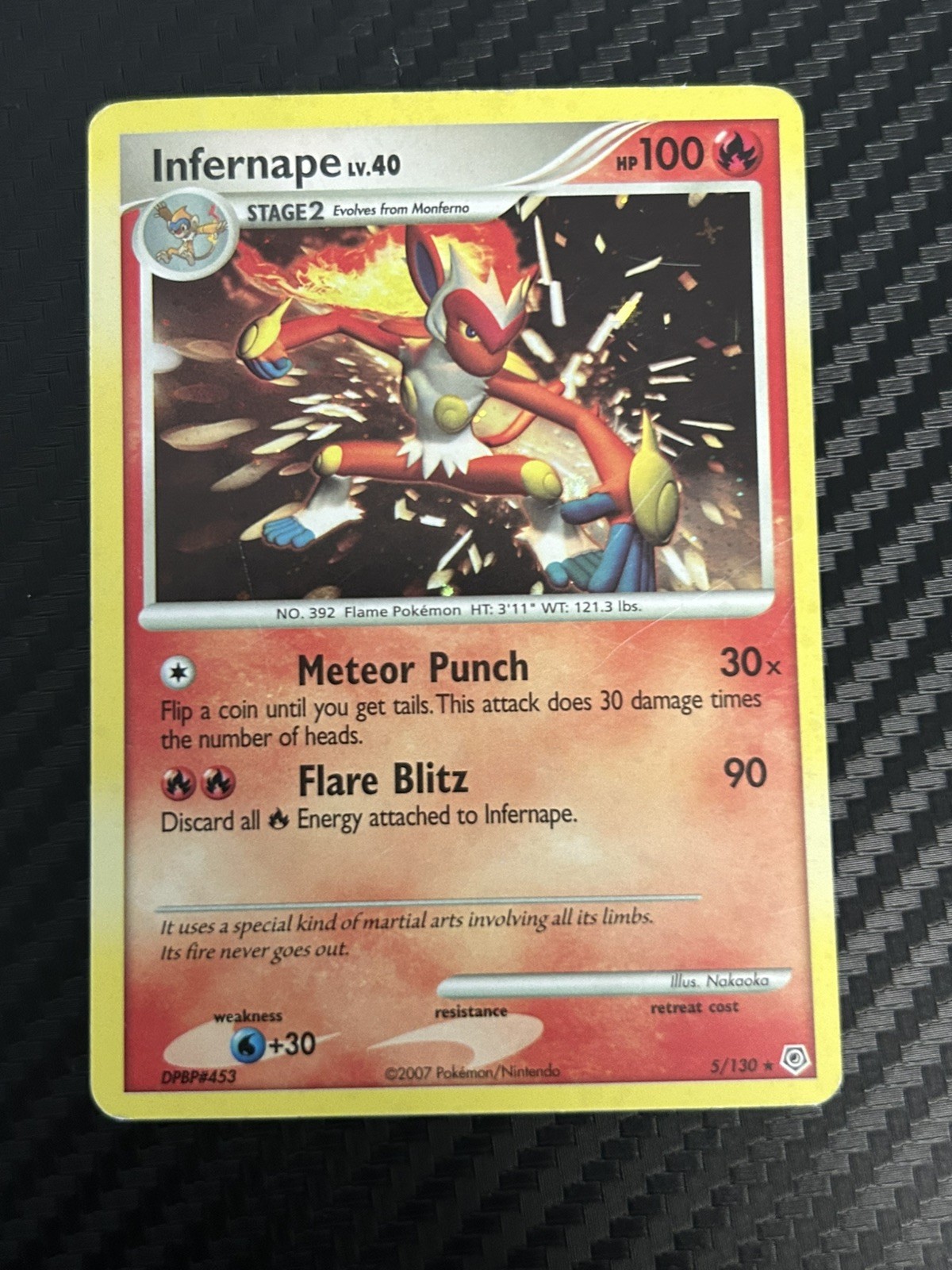 Infernape Diamond and Pearl 5/130 Holo NM