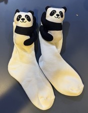 Pair Of White Panda Socks Unworn Condition
