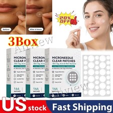 3X Microneedle Clear Patches, 2-in-1 Microneedle Hydrocolloid Patch Blemish Care