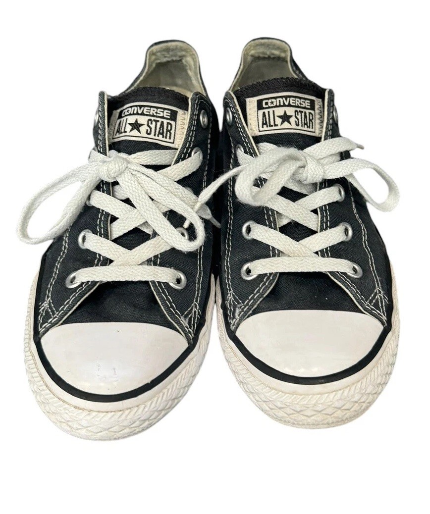 Converse Allstar Kid’s Unisex Black & White Sneakers - Size 3