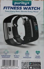 Purity Fitness Watch track every beat , elevate every move new in box