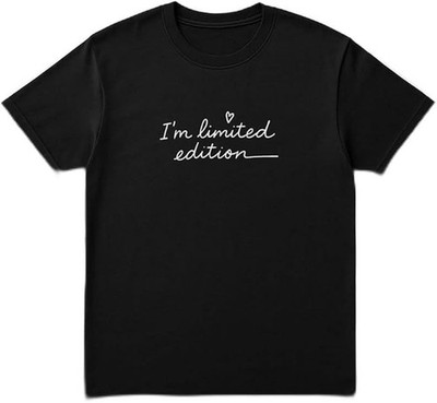 I'm Limited Edition T-Shirt - Unisex Black Tee | Fun Graphic Shirt