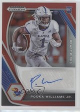 2021 Panini Prizm Draft Picks Red 116/199 Pooka Williams Jr #DPA-POO Auto av1