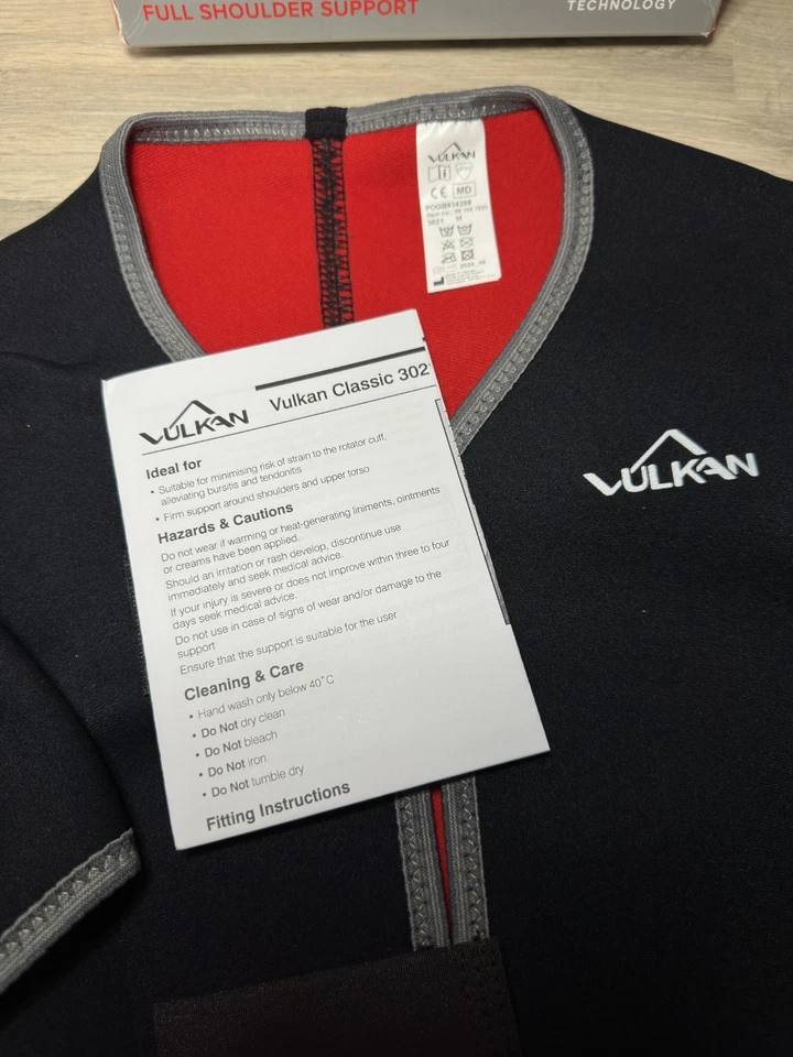 Vulkan Classic Full Shoulder Support Brace | Tendonitis Relief M 90-100cm NEW - Image 4 of 4