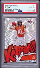 2024 Bo Nix PSA 10 Absolute Kaboom Vertical #4
