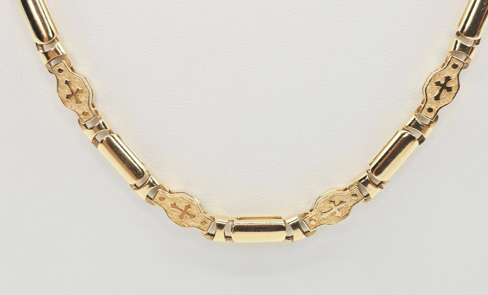 Unique Fancy 14K Solid Yellow Gold Custom Religio… - image 9