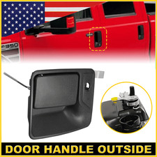 Door Handle Side Front For F450 Driver Left Truck F550 F250 F350 Black LH Hand A