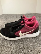 Nike Revolution 3 Mujer 10 Zapatos para Correr Tenis Negro Rosa Blanco