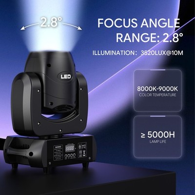 150W LED Moving Head Light Beam DMX Stage DJ 18 Facet Prism 8 Gobo Party Lights