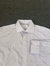 Eton Slim Fit Button Up Dress Shirt Lavender/Purple Mens Size 39 Chest 15.5 Neck