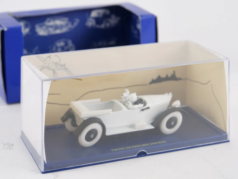In Auto Tintin 1/43 La Mercedes Torpedo Di Tintin Nel Paese Dei Soviet - Immagine 4 di 4