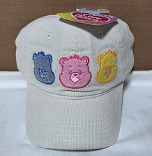 Care Bears UNISEX Adjustable Corduroy IVORY Cap Hat - BRAND NEW - NWT