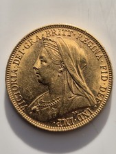 Victoria 1901 Gold Full Sovereign 1901 Excellent Condition 