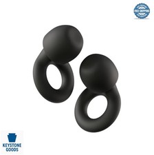 Reusable Silicone Ear Plugs 24 dB Noise Reduction 4 Ear Tip Sizes Sleep Focus