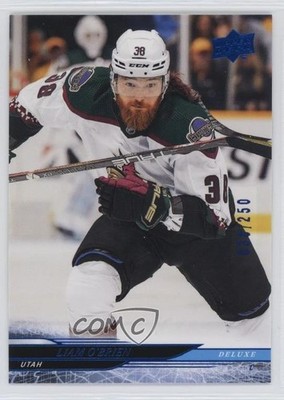 2024-25 Upper Deck Series 2 Deluxe 30/250 Liam O'Brien #422 18cs