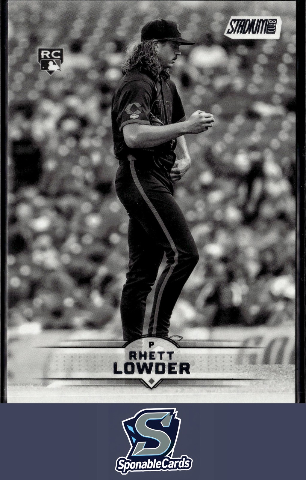 2025 Stadium Club #95 Rhett Lowder Black and White
