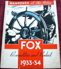 FOX CAMPAIGN ANNUAL (1933-34) upcoming movies  Will Rogers  Clara Bow   W. Oland