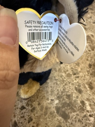 TY Beanie Boos SPIRIT the German Shepherd (Glitter Eyes) (Medium - 9") 2021 New - Picture 8 of 14