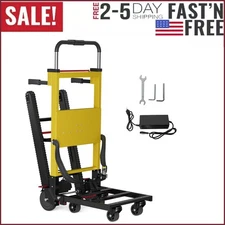 Electric Stair Climbing Hand Trucks Dolly Cart for Moving 900lb Max Capacity US