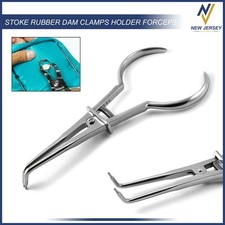 Dental Rubber Dam Stoke Clamp Forceps Brewer Restorative Instrument CE