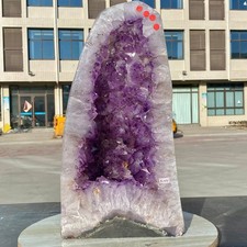 48.18lb Natural Agate Amethyst Geode Quartz Cluster Crystal Cathedral Specimen H