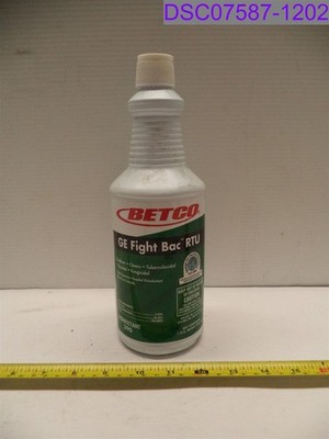 Qty = 128 oz (4 Bottles x 32 oz): Betco GE Fight Bac RTU Disinfectant P/N 390