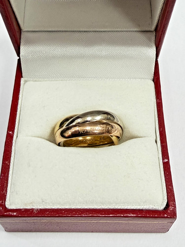 Les Must de Cartier Trinity Ring in 18k Gold SZ4.5