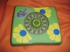 DETECTO MCM Auto Zero Avocado Green Bathroom Scale Flower Power VW Hippie Era