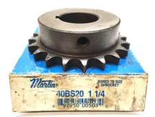 Martin Roller Chain Sprocket 40BS20 1-1/4 NOS