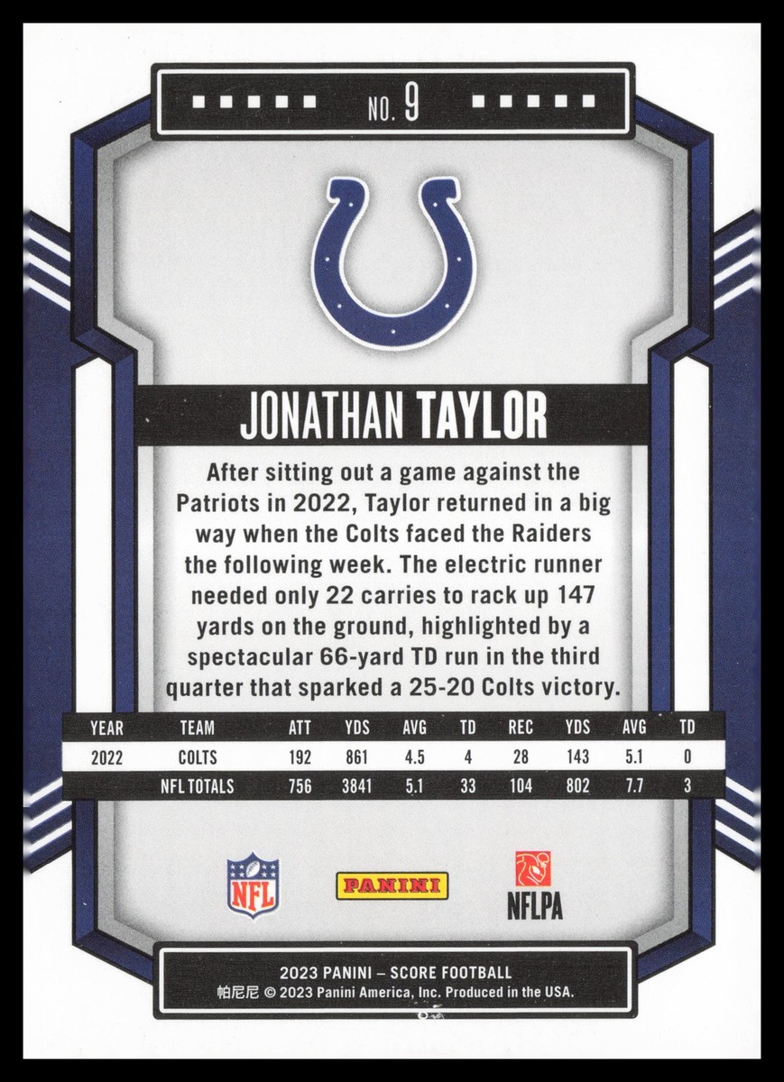 PANINI NFLカード GOLD STANDARD JONATHAN TAYLOR INDIANAPOLIS COLTS 31/49 #281 送料無料 中古 IT1 2024 Panini Phoenix Jonathan Taylor #83 Purple Indianapolis