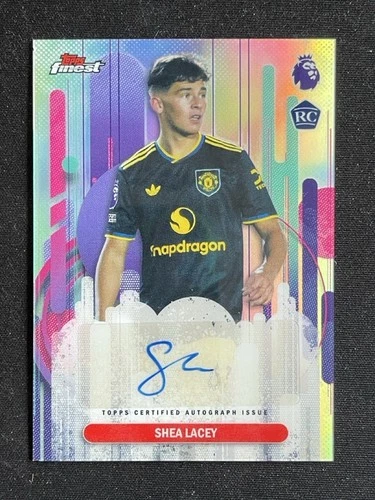 Shea Lacey 2025-26 Topps Finest Premier League Auto RC #FA-SL