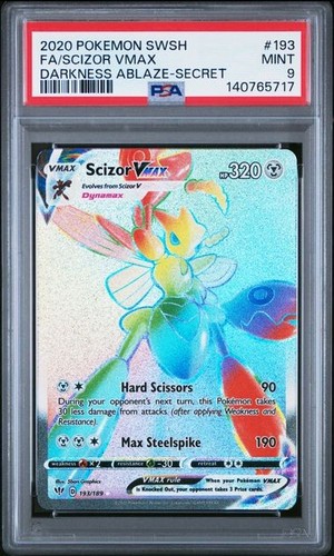 Scizor VMAX graded PSA 9 for sale on eBay