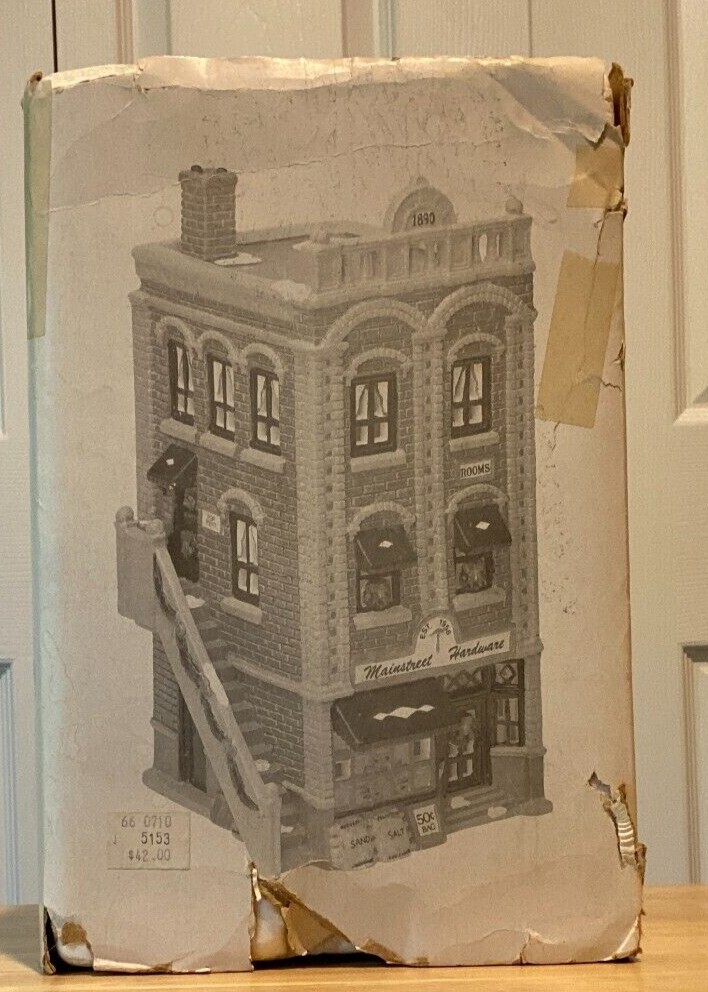 Dept 56 Snow Village Main Street Hardware Store Building 51535 in box, EX Cond. eBay