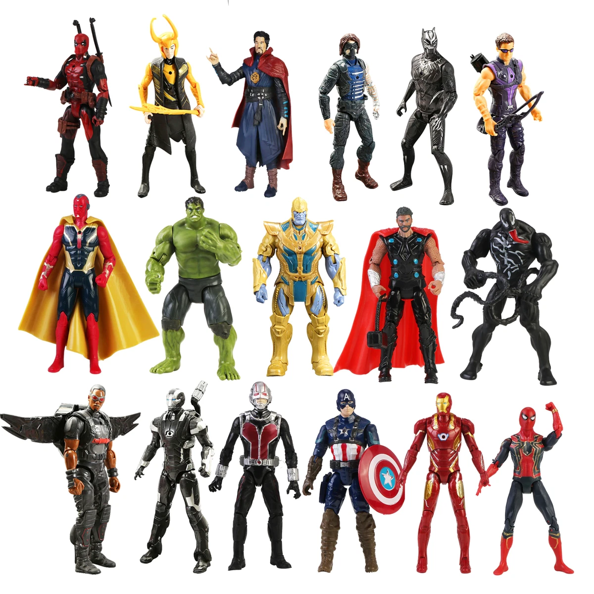 Promo Figurines Super héros pas chères Marvel Avengers 16 cm Super prix !