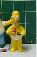 Homer Simpson in BOXER shorts